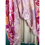 NWT Gilli Women's Plus 3X Floral Tiered Sleeveless Dress Pink Orange Linen Blend Photo 4