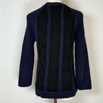 Banana Republic Black And Blue Cable Knit Sweater Cotton Women’s Size Small Photo 3