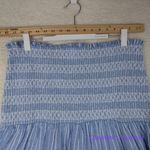 Anthropologie New!  Maeve‎ Smocked Linen Mini Skirt, size XL Photo 5