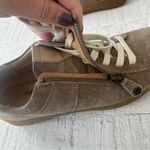 Hartjes XS‎ Casual Shoes UK size 4 US size 6.5 Tan Beige Suede Side Zip Sneakers Photo 3