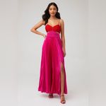 AMUR ($695) Elodie Gown in Red Rose & Magenta Photo 1