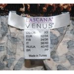 Lascana Ladies Brown Cheetah Print Blouse Top Size S 3/4 Bell Sleeves Animal Pri Photo 7