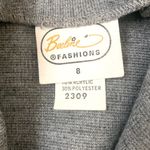 Women’s Size 8 Skirt Suit Set Gray Business Wear Knee Length Blazer Jacket Photo 3