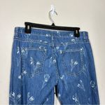 Current/Elliott The Fling Floral Straight Leg Jean Size 26 Photo 5