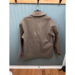 BAGATELLE COLLECTION Women Utility Jacket L Brown Wool Blend Pockets Button Size M Photo 2