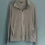 Michael Kors Michael‎ Kors gray zip up lightweight sweatshirt women’s size large Photo 0