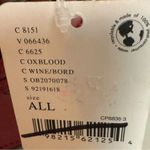 Free People  Say Yes Bag Oxblood Red Leather NWT Y2K Purse Pouchette Charm Bag Photo 11