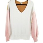 14th & Union NEW Women Size XL Colorblock Pullover Sweater Photo 0