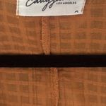 Carly Jean Los Angeles  Ruffled Blouse - Tan Photo 4