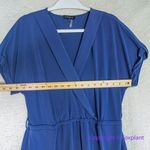 New! 1.STATE Women's Cuffed Sleeve Romper Blue,‎ size L Blue Size L Photo 5
