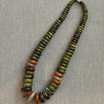 Vintage Chunky Earth Tone Necklace Green Photo 0