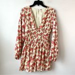 Free People Keep You Floral Long Sleeve Mini Dress XS Photo 3