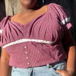 Gingham babydoll top Red Size XXL Photo 0