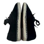 Vionic  Sandy Black Suede Lace-Up Espadrille Sneakers Orthotic Comfort Size 8 Photo 5