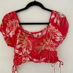 Roxy dear amor ruched crop top NWT size medium Photo 3