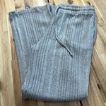 Alkem Women’s Ribbed Knit Lounge Pants – Gray – Size XL Photo 0