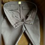 Ecru  Purple With Black Stripe On Side straight Leg Mid Waist With Pockets SZ L Photo 6