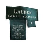 Lauren Ralph Lauren Asian Inspired Dragon Chinoiserie Print Dress 100% Silk Blue Size 4 Photo 4