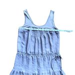 BCBG maxazria April Gray Dress Drawstring Pleated Dress Size 4 Photo 7