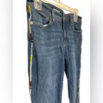 Pilcro  Slim Boyfriend Crop Jeans Embroidered Side Stripe Photo 2