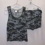 Lucky Brand 2 piece camo short tank pajama set Photo 1