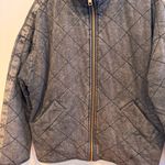 Avec Les Filles With the Girls by  Quilted Bomber Jacket Size XS Photo 1