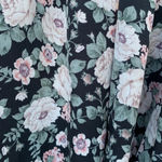 Fast Fashion Amazon Floral dress size large, comes with belt Black Photo 3