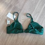 Dippin' Daisy's Dippin’ Daisys Hunter Green Bikini Set Top and Bottom Size M NWT Photo 2