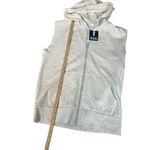 DSG cutoff hoodie womens gray New size XS NWT Photo 3