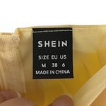 SheIn NWOT  Women’s Polka Dot Sleeveless Midi Dress Yellow/White Size M/L Photo 7