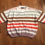 COLOR block knit sweater Photo 2