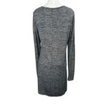 Gap  Women's Gray Knit Long Sleeve Crew Neck Mini Tunic Shift Sweater Dress Sz M Photo 1