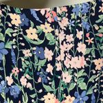 Tommy Hilfiger Dress Womens 20W Floral Flutter Sleeve Navy Blue Plus Size Photo 8