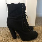 Black Bootie Heels Size 8 Photo 0