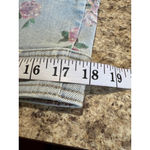 Wild Fable Women's Light Blue Floral Denim Crop Top L Photo 5