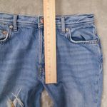 We The Free  People Mid Rise Button Fly Jeans Distressed Light Wash‎ Size 24 Photo 7