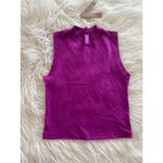 SKIMS Cotton Jersey Mock Neck Tank Lollipop Size Large Photo 3