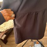 Tuckernuck  Black Stretch Crepe Royal baby doll Shirt Dress size small Photo 7