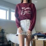 PacSun  LA Hearts burgundy ‘Moon Lover’ sweatshirt 🔥 Photo 2