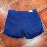 Izzue Zipper Detail Denim Shorts Size 29 Blue Photo 6