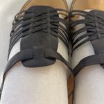 BOC Born Womens Size 8 M Blue Strappy Weaved Leather Sandal Photo 5