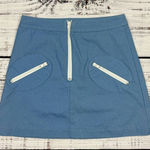 See By Chloe Vtg Y2‎  Blue Mini Skirt Zipper Paris Hilton Britney Spears Sz 6 Photo 0