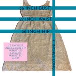 VINTAGE 1960'S CREAM SILK COCKTAIL DRESS WITH SEQUINS (APPX S/M) Size M Photo 13