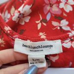 BeachLunchLounge  Red Floral Shirt Dress Photo 6