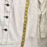 White denim button Photo 4