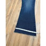 EXPRESS Mid Rise Flare Jeans Dark Wash Ultra Stretch Size L Regular Photo 11