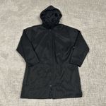 Mycra Pac Jacket Coat Womens 0 P 6/8 Black Velvet Vine Pockets Hooded Reversible Photo 8