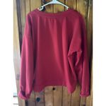 Michael Kors  Women's‎ Sweatshirt Size  XL Sparkling Crystal Logo  Red Top Photo 1