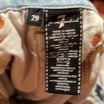 7 For All Mankind  blue denim shorts Photo 6
