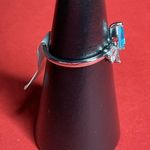 Bomb Party RBP7587 “In Perfect Harmony” Quartz on Rhodium Size 9 Ring NWT Blue Photo 1